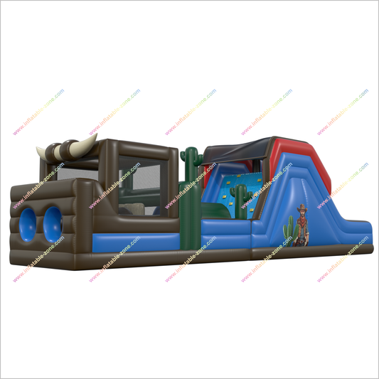 Big Inflatable Obstacle Course Game For Outdoor Inflatable Race Obstacle Course Bounce House Rental - Inflatable-Zone