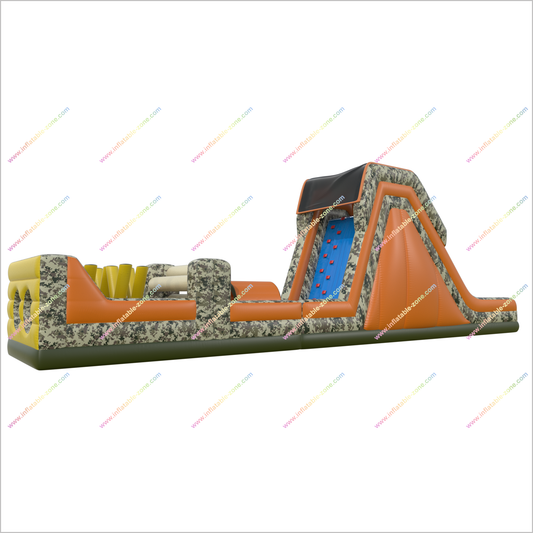 Adult Indoor Obstacle Course Boot Camp Challenge Inflatable Obstacle Course Bounce House With Slide - Inflatable-Zone