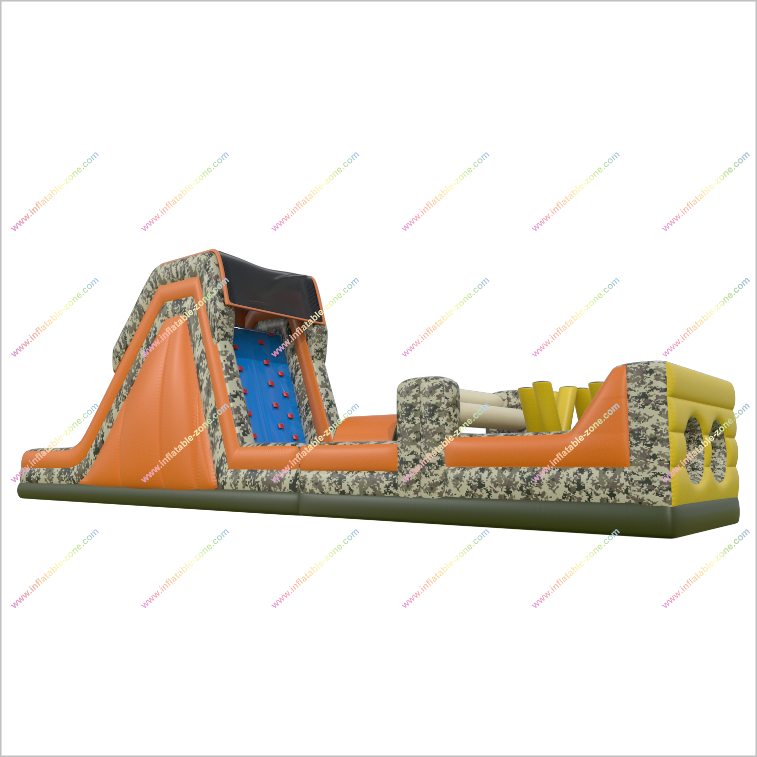 Adult Indoor Obstacle Course Boot Camp Challenge Inflatable Obstacle Course Bounce House With Slide - Inflatable-Zone