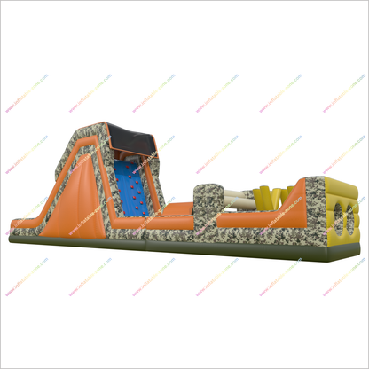 Adult Indoor Obstacle Course Boot Camp Challenge Inflatable Obstacle Course Bounce House With Slide - Inflatable-Zone