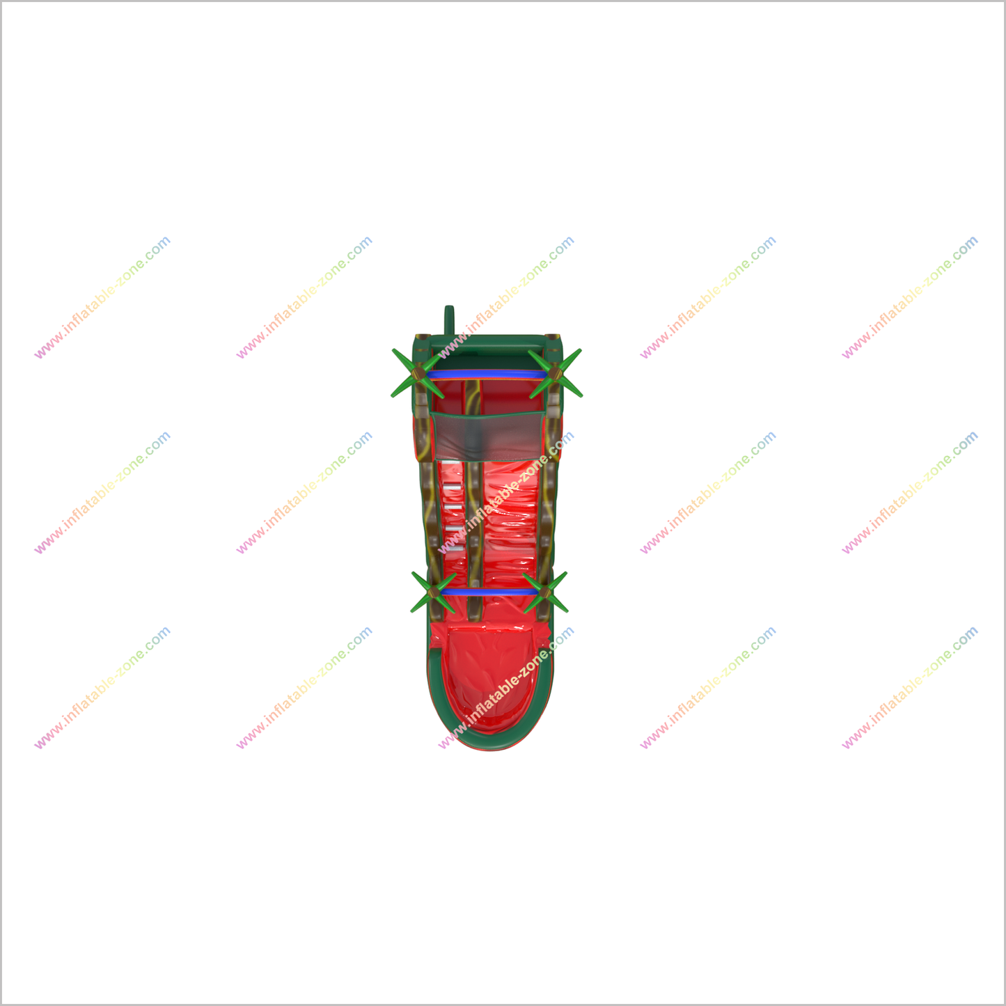 Sunny Fun Tropical Inflatable Water Slide Large Commercial Jumping Castle Single Lane Waterslide For Pool - Inflatable-Zone