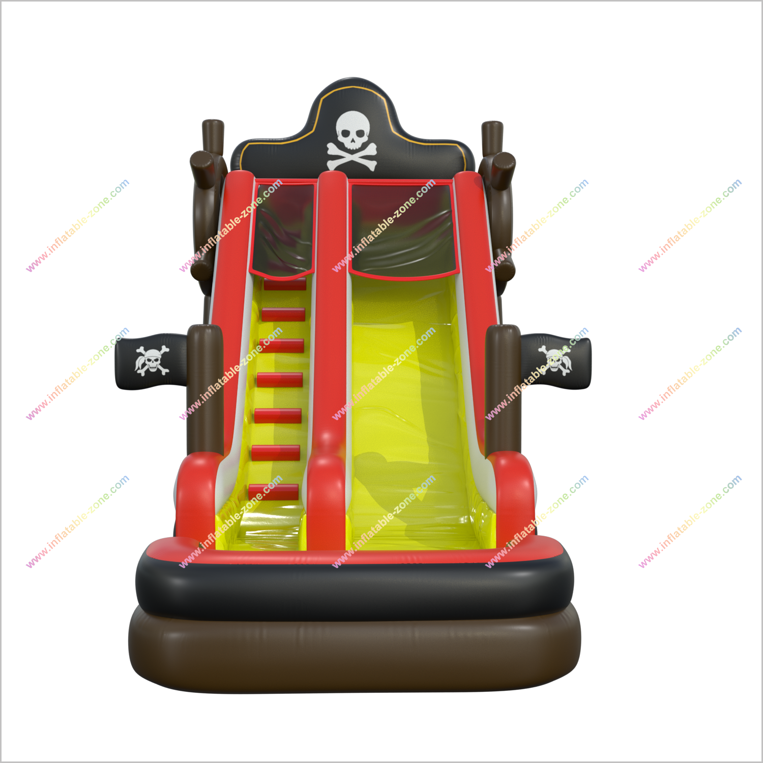 Inflatable Pirate Water Slide Fun Time Entertainment Inflatable Slide Water Pool Blow Up Rentals Near Me - Inflatable-Zone