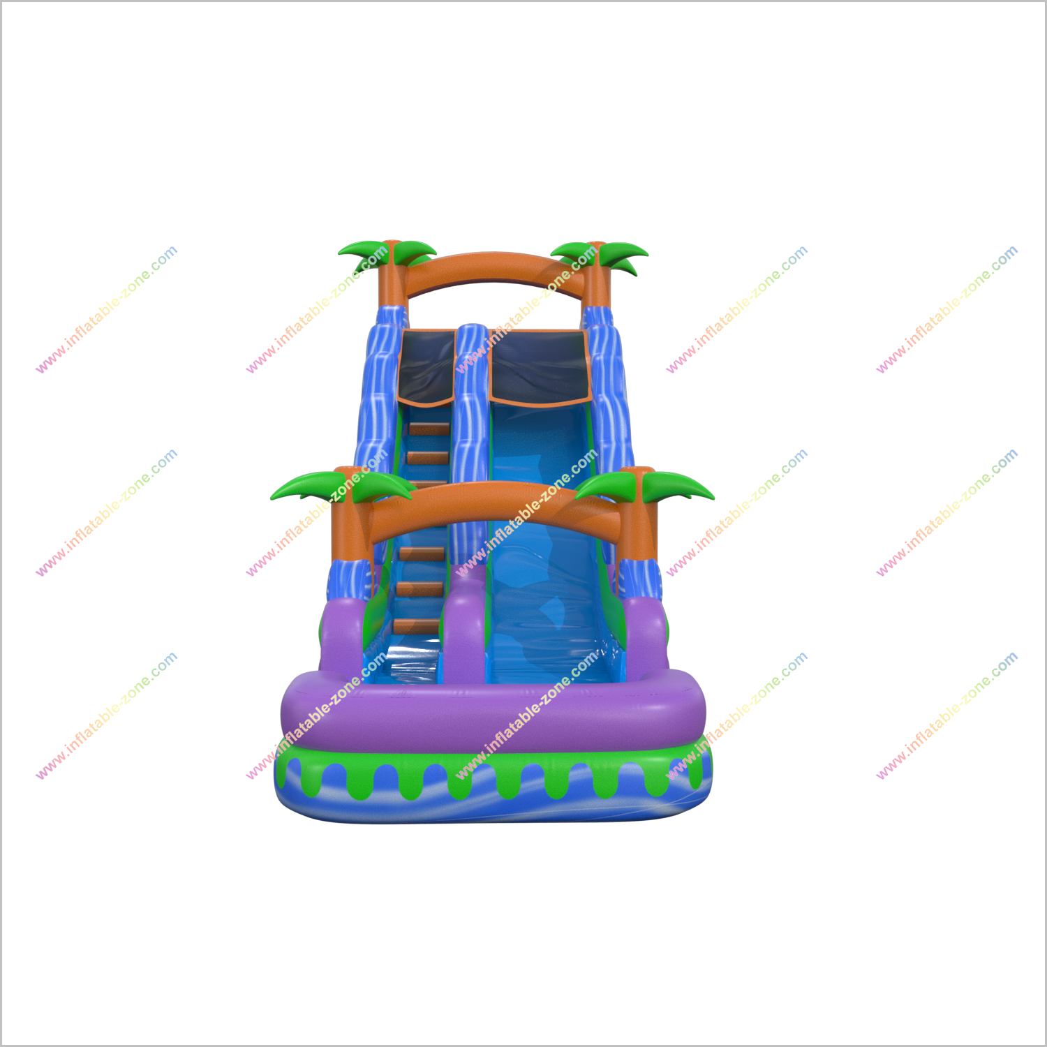 Outdoor Water Slide Inflatable Splash Bounce Waterslide Rental Near Me Portable Swimming Pool Slides - Inflatable-Zone