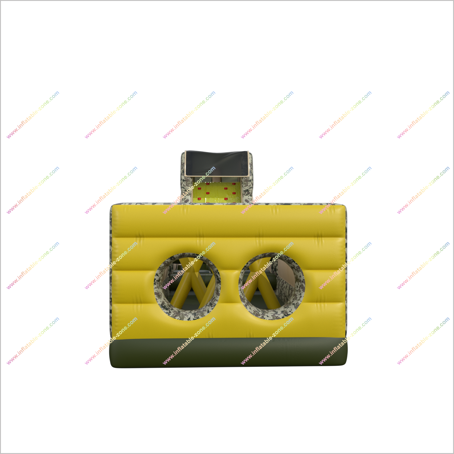Army Inflatable Assault Course Inflatable Obstacle Race Commercial Inflatable Obstacle Course With Slide - Inflatable-Zone