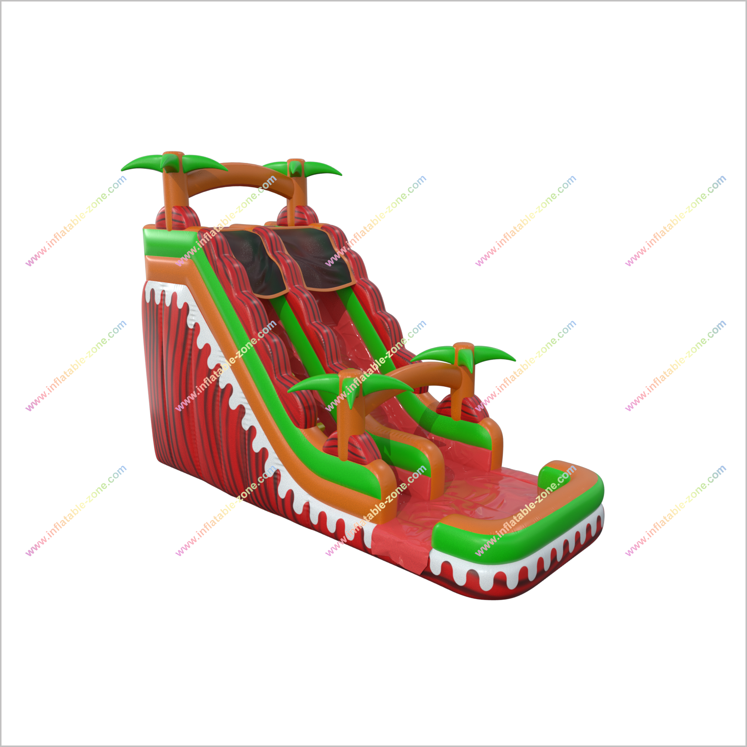 Ruby Crush Inflatable Water Slide And Pool Wet Jumping Castle Blow Up Water Slide For Adults - Inflatable-Zone