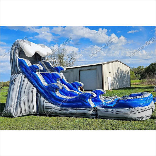 Water Slide Large Blow Up Big Bounce House Inflatable Splash Sea Slip In Wet Dry Bouncer - Inflatable-Zone