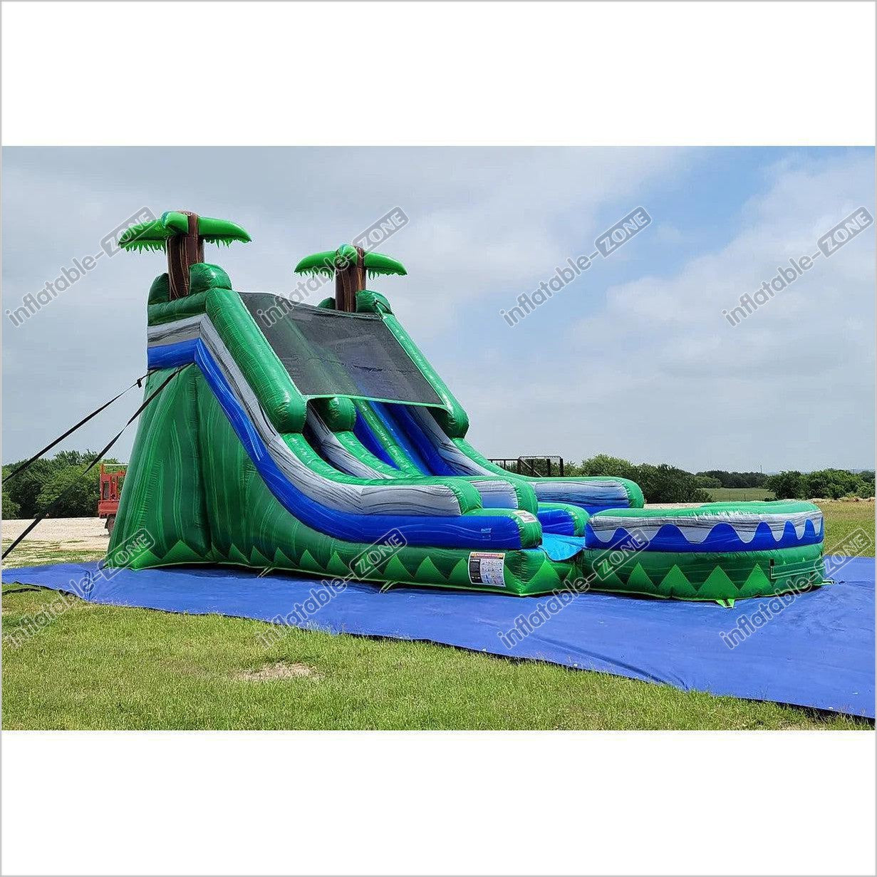 Water Slide Bounce House Commercial Inflatable Slides Clearance Happy Inflatable  Giant Pool Affordable - Inflatable-Zone