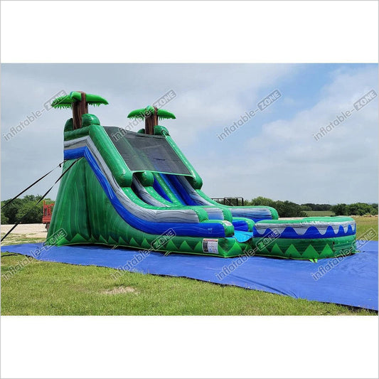 Water Slide Bounce House Commercial Inflatable Slides Clearance Happy Inflatable  Giant Pool Affordable - Inflatable-Zone