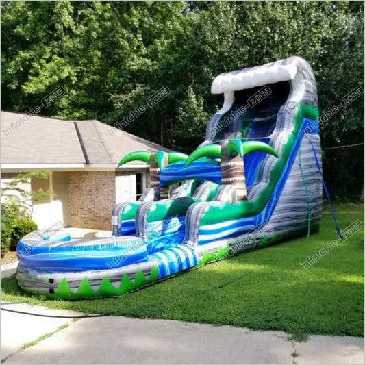 Inflatable Slide Water Slip Splash Target Big Slides For Adults Bounce House Joy - Inflatable-Zone