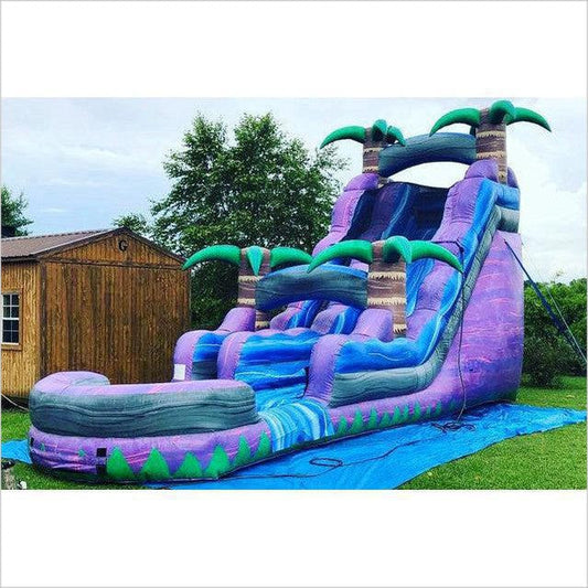 Inflatable Water Slide Pool Best Slides For Inground Pools Feet Inflatable Coconut Palm Water Slide - Inflatable-Zone