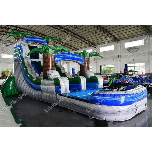 Water Slide Inflatable Slides Jumper Near Me Bounce House Large Pool Nearby Slip - Inflatable-Zone