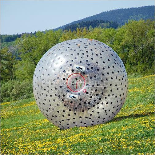 Black Dot Zorb,2.5M Zorb Ball Human Hamster Ball - Inflatable-Zone